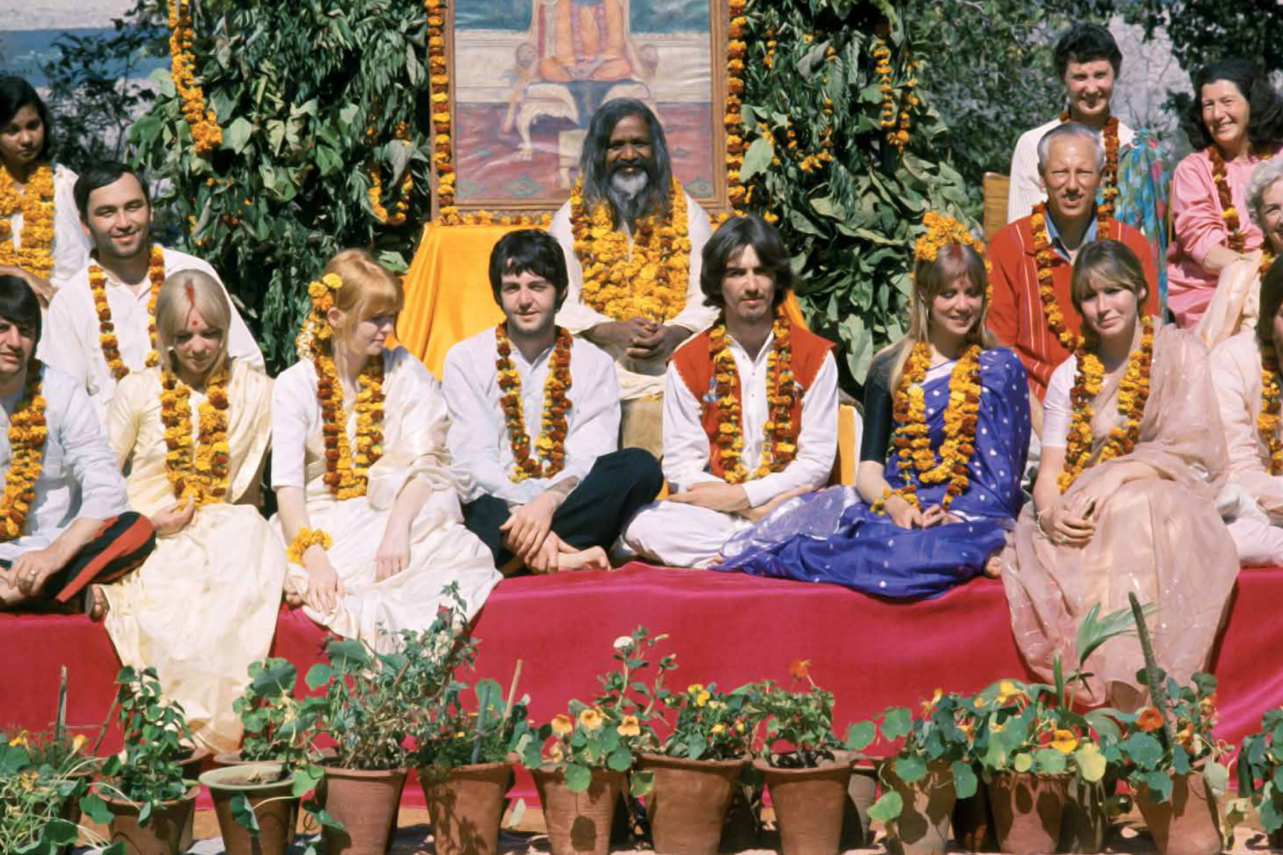 beatles in india